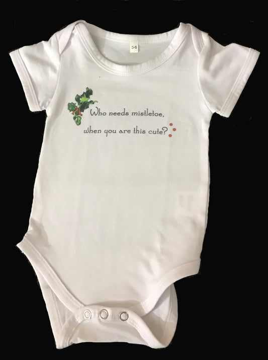 Mistletoe Onesie - 3/6 months