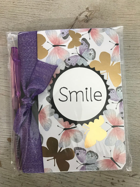 Butterfly Theme Mini Notebook