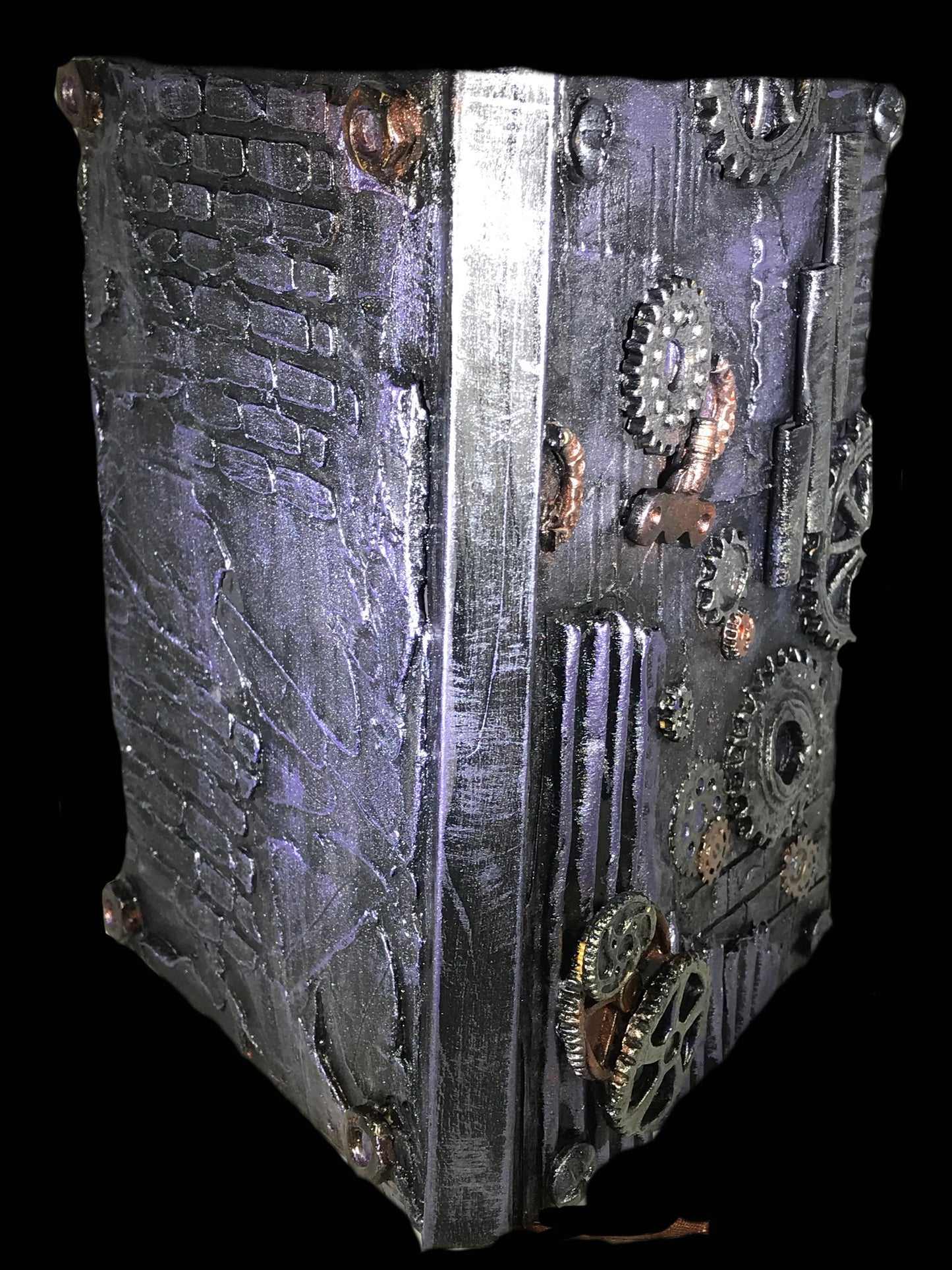 Gears of Time: Custom Hand-Crafted Sketch Book/Journal