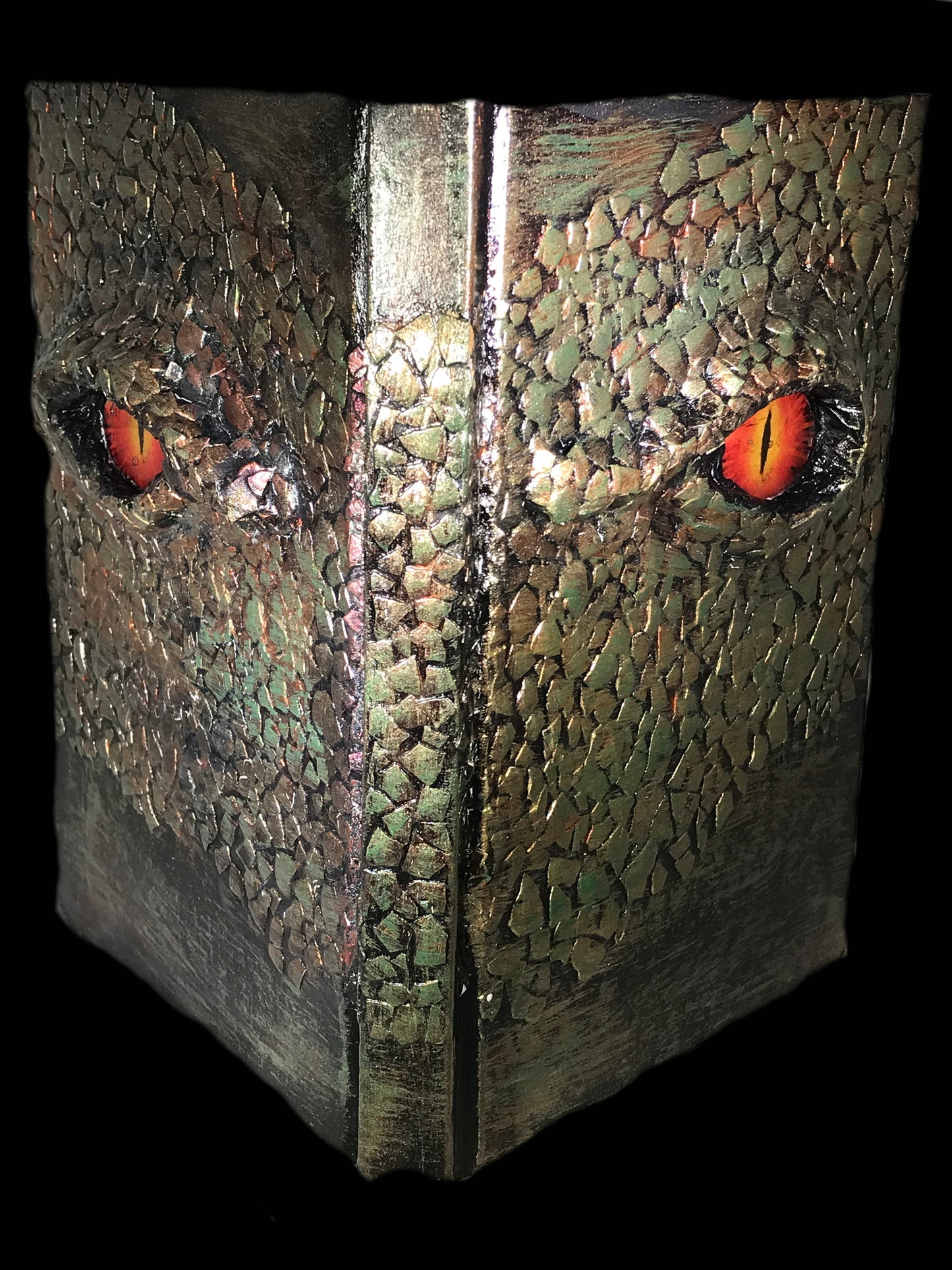 The Golden Watcher: Custom Hand-Crafted Sketch Book/Journal