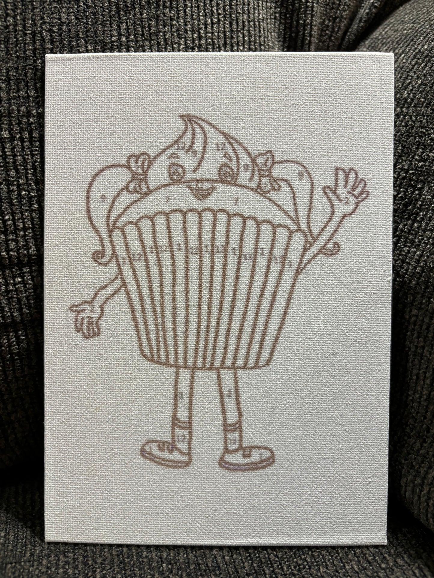 Sally the Cupcake - Paint by Numbers