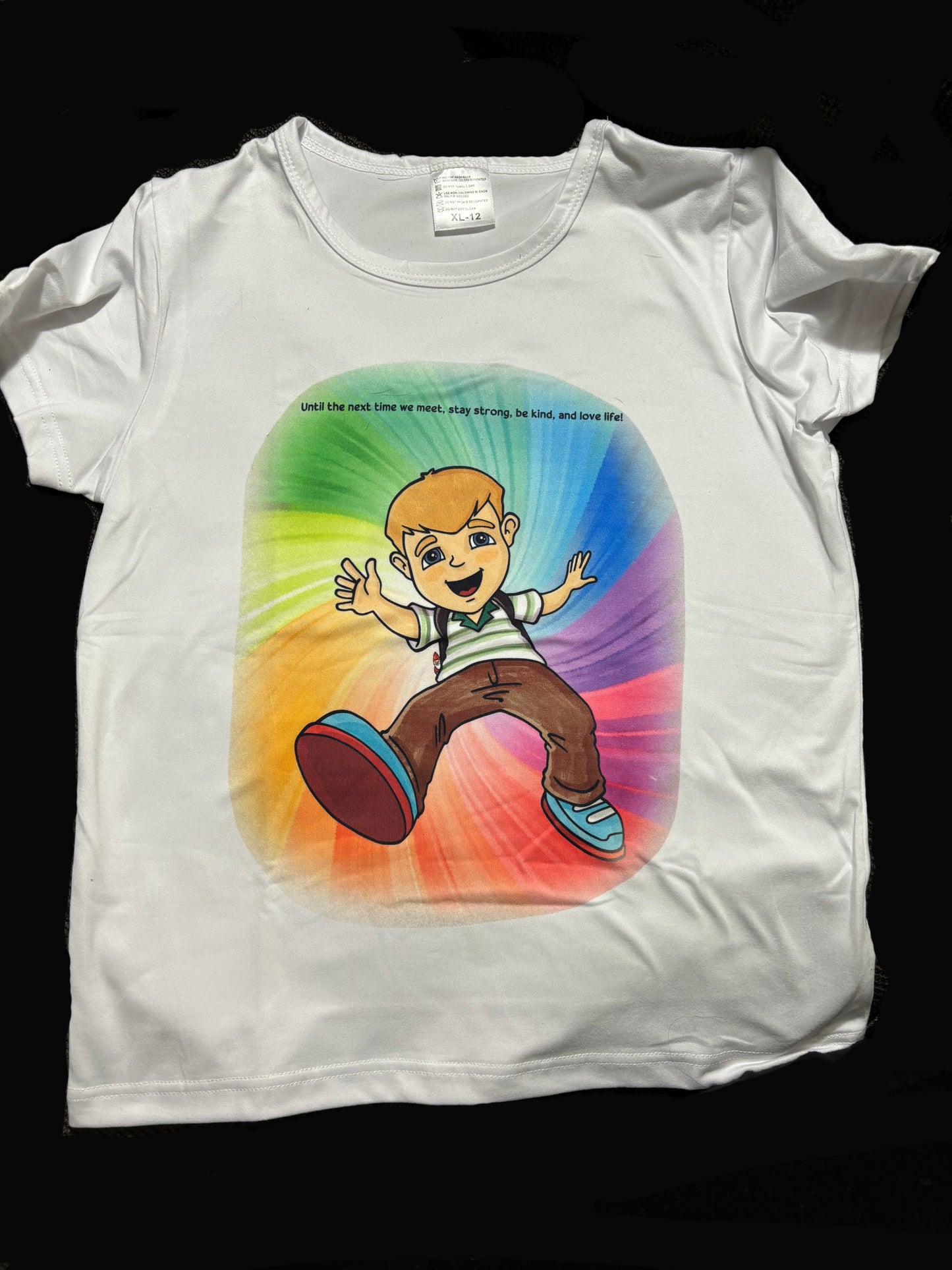 "Brian in Color" T-Shirt - Animoo Town Goes Crazy! Storybook - XL 12