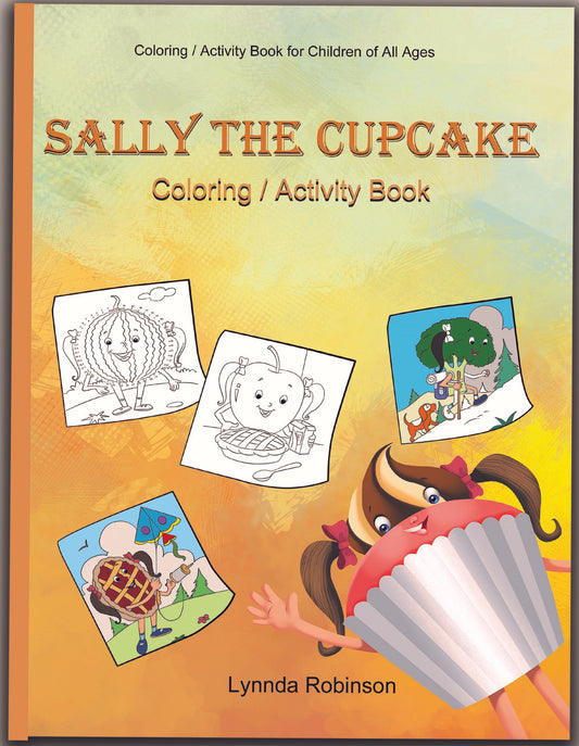 Sally the Cupcake's Coloring/Activity Book